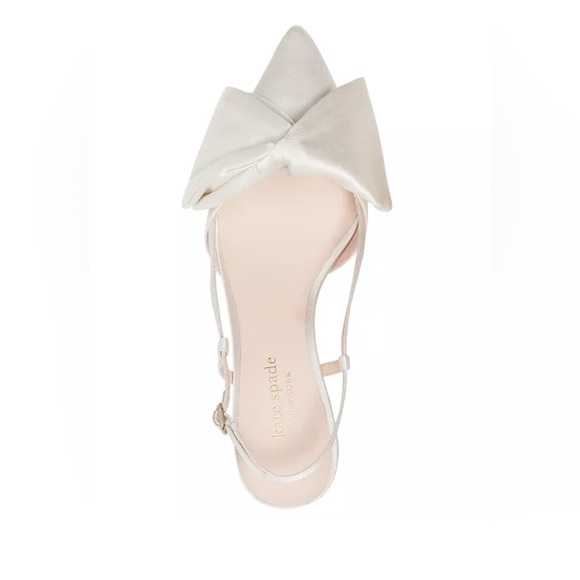 Kate Spade White Satin Heels - Picture 4 of 16